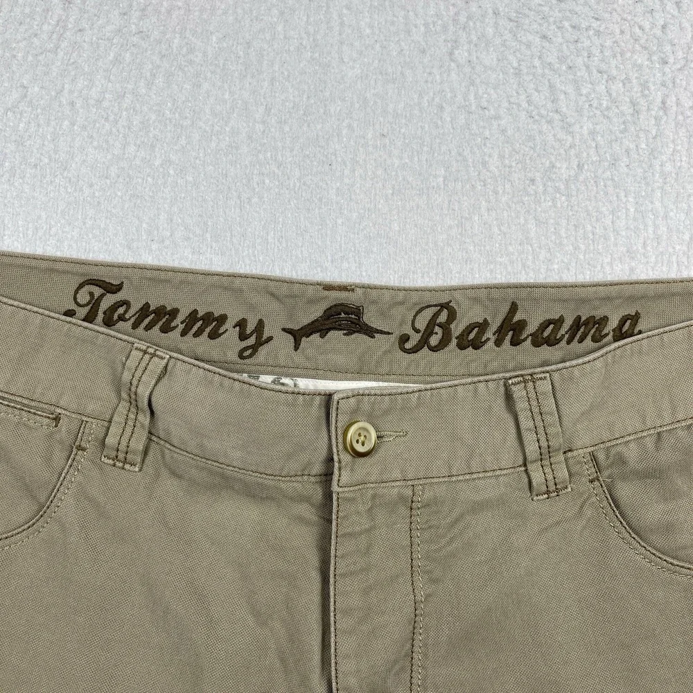 Tommy Bahama Pants Mens 38 Beige Travel Resort Beach Work Slacks‎ Trousers Work